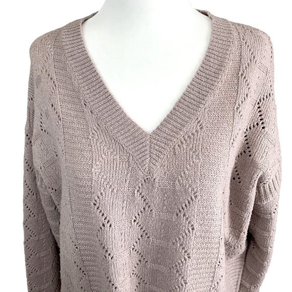 SHEIN Lune Drop Shoulder Knit Sweater - Picture 8 of 8